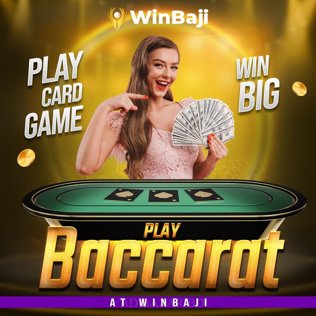 Play Baccarat Online Card Game at Winbaji