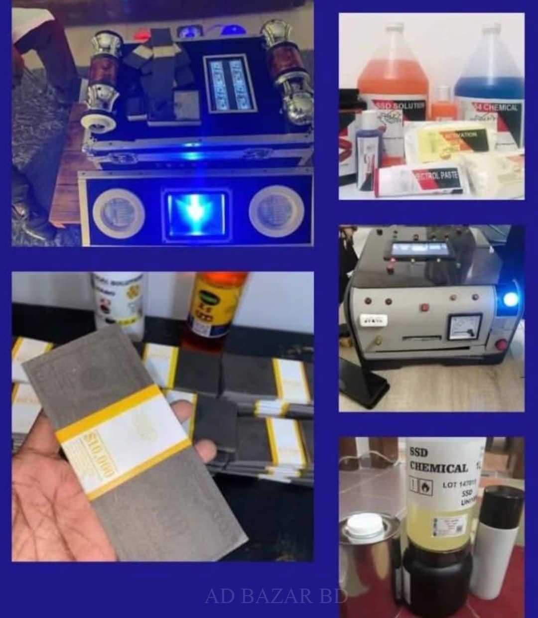 DEFACED NOTES CLEANING WITH SSD CHEMICALS